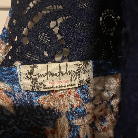 FREE PEOPLE BOHO FLOWY SLIP SUN TANK DRESS A3C - Picture 3 of 4